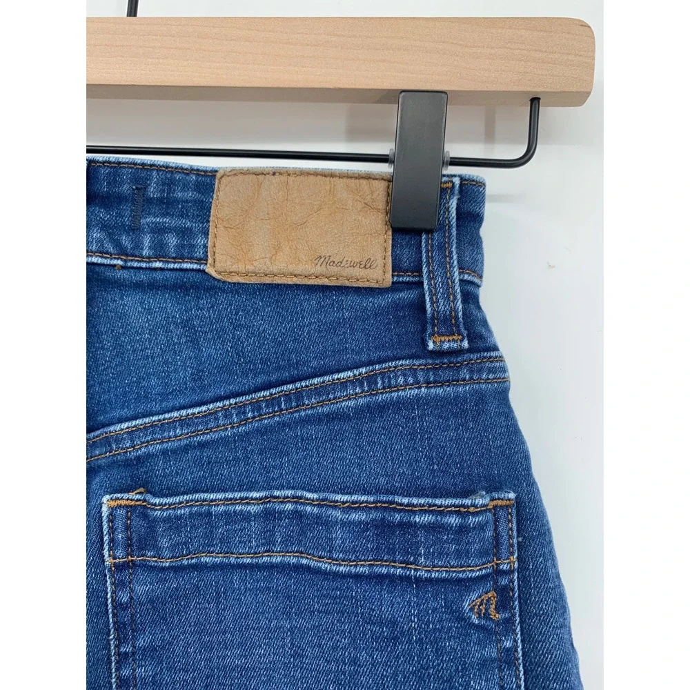 Madewell Wide Leg Jeans Womens 23 Blue Emmett Curvy Patch Pocket Denim Pants